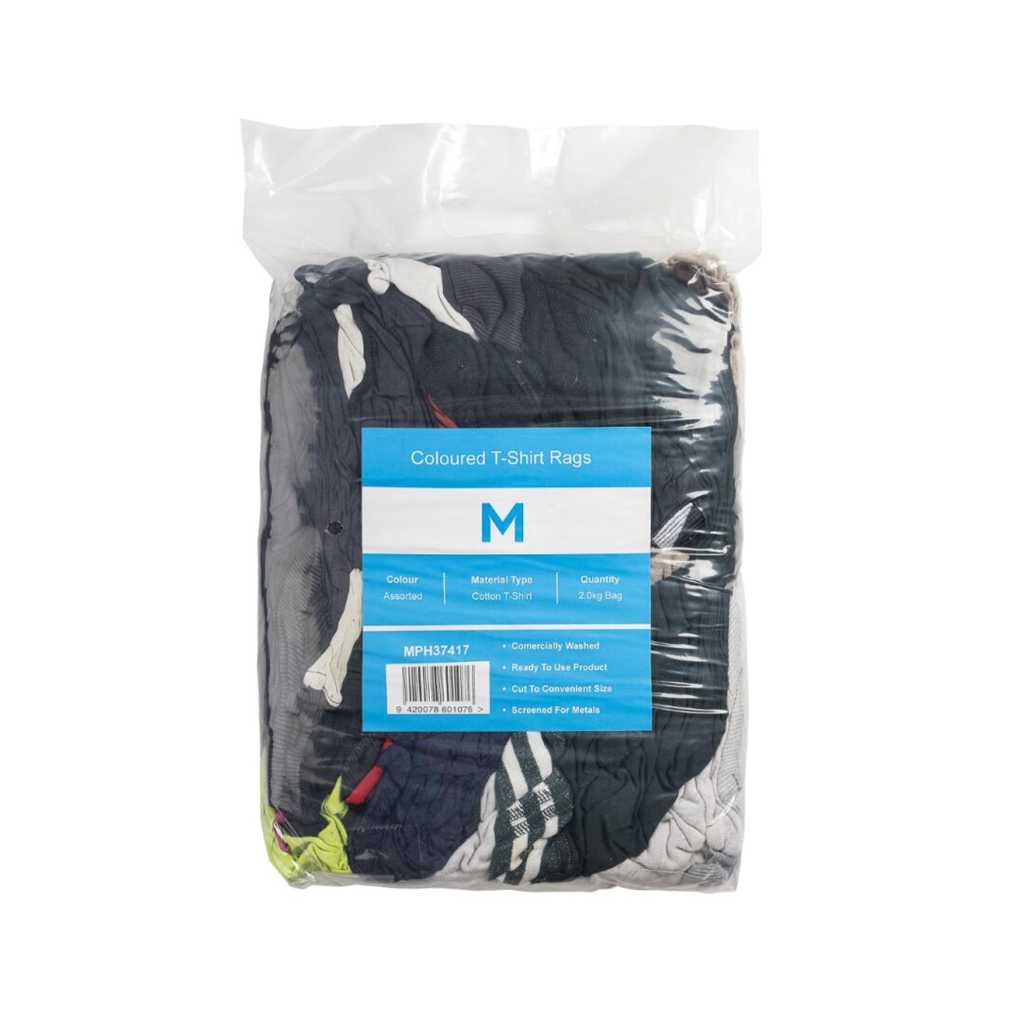T-Shirt Rags 2kg - Assorted