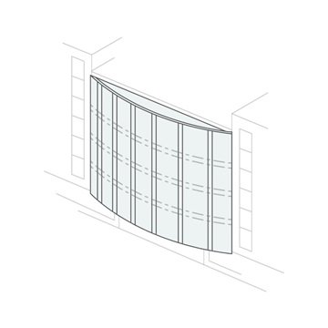 Frameless Glass Façade